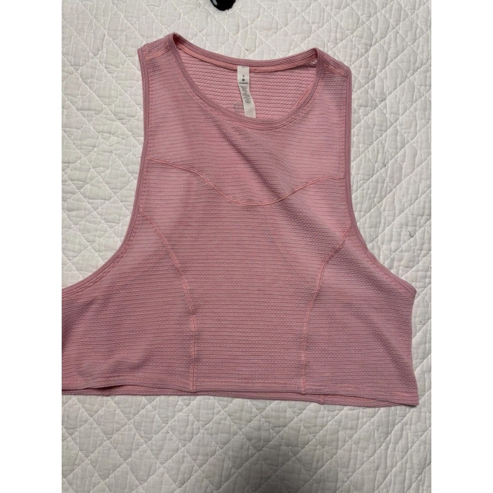 Lululemon Stronger as One Muscle Tank Size 6 Yoga Gym Running Casual Summer Fun